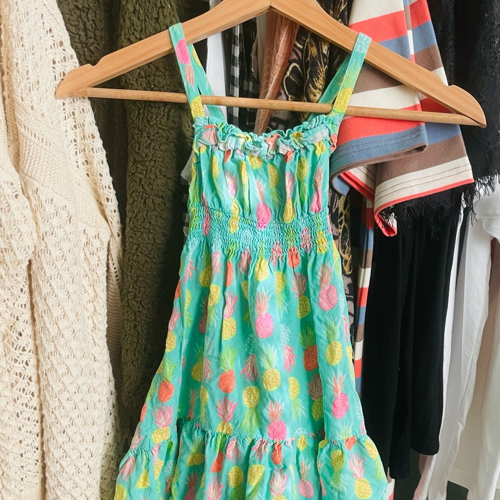 High / low toddler summer dress